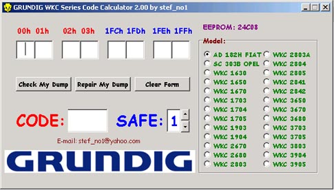 Ford radio universal code calculator v1 1 #5